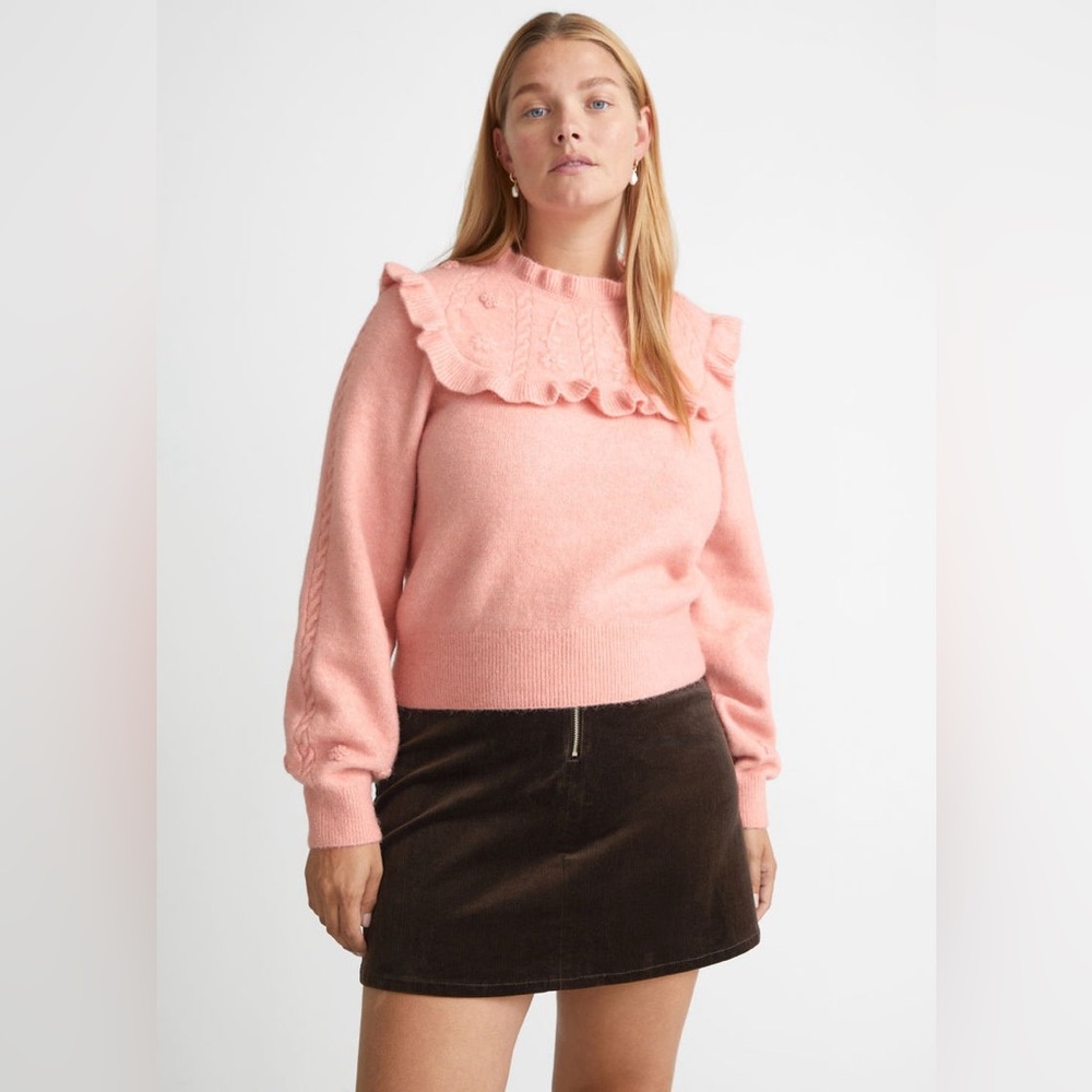 & Other Stories Brown corduroy mini skirt, size 0 NWOT - Picture 6 of 8